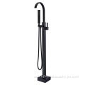 Black Floor Mount Brass Single Handle Faucets